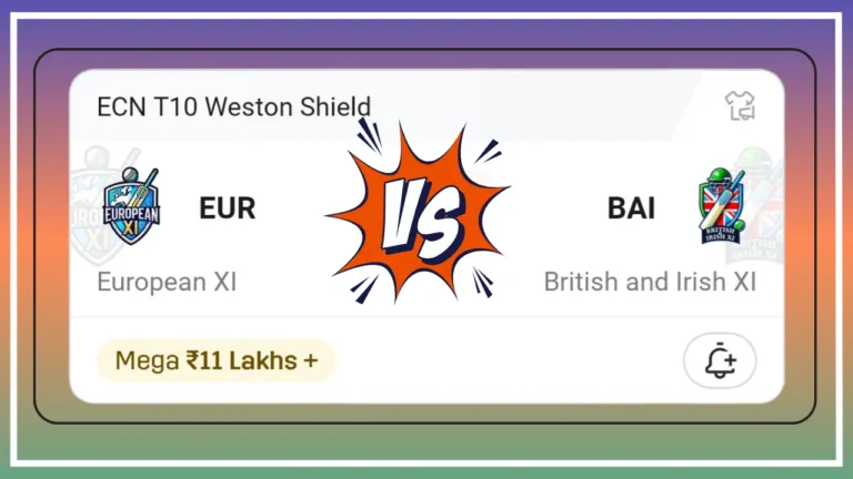 EUR vs BAI Dream11 Prediction Pitch Report