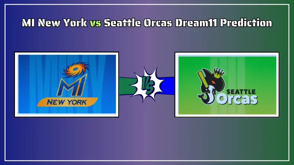 NY vs SEA Dream11 Prediction Pitch Report NY vs SEA Dream11 Prediction, Pitch Report