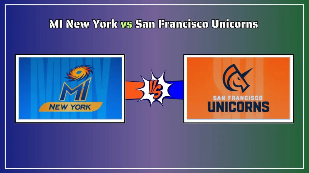 NY vs SF Dream11 Prediction Pitch Report NY vs SF Dream11 Prediction, Pitch Report