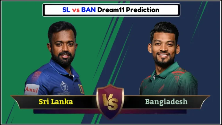 SL vs BAN Dream11 Prediction, Pitch Report
